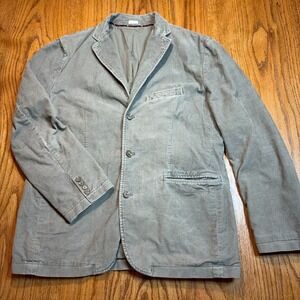 J. Crew Vintage Cord Men's XL Sports Coat Corduroy 3 Button Blazer Jacket Beige